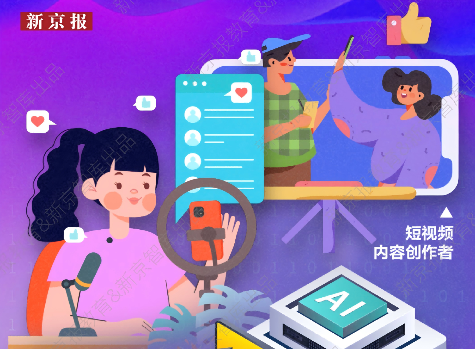 十方融海入选新京报《数字经济下灵活就业发展研究报告》新闻配图